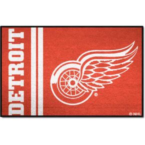 FANMATS 19262 Detroit Red Wings Starter Mat Accent Rug - 19in. x 30in. | Sports Fan Home Decor Rug and Tailgating Mat Uniform Design