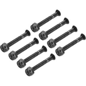 PATIKIL Skateboard Hardware Kit, 1.5" Mounting Screws Full Thread Bolts Nuts Set for Skateboard Cruiser, Black