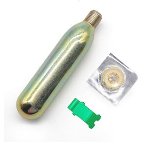24 Gram CO2 Cartridge for Life Vest, Auto/Manual PFD Life Jacket Rearming Kit, Metal Cartridge for Life Jacket CO2 Cartridges, Gold