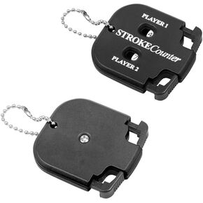 ORIJOYNA Golf Score Counter - 2 Pack Golf Stroke Counter for 2 Players - Mini Square 2-Digit Golf Score Indicator - Handy Putt and Shot Scorekeeper for Easy Golf Scoring