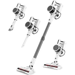 80,000PRM Cordless Vacuum Cleaners for Home, Powerful Vacuum with 2200mAH Battery up to 35 Mins Runtime, 2 Adjustable Modes and Tube Height, Detachable Parts Wireless Stick Vacuum