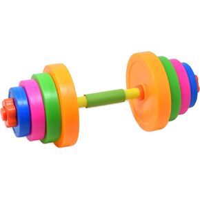 Kids Weight Set Barbell & Dumbbells | kids Exercise Equipment for Toddler Gym | Adjustable Workout Toy