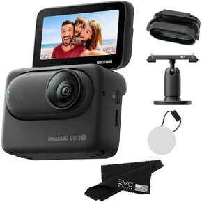 Insta360 GO 3S 128GB – Waterproof Tiny Mighty Action Camera with 4K 3840x2160 Video & 4000x3000 Photo, FlowState Stabilization, AI Editing, Action Pod| (128GB Black)