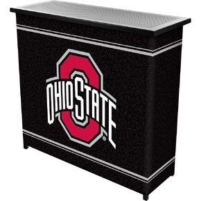 NCAA Ohio State University Two Shelf Portable Bar with Case