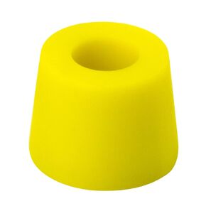 Caplugs Silicone Hollow Tapered Masking Plug. HUP6.5-04 (SH-33529), Designed to plug ID from 1.125" to 1.344", Length 1.000", Yellow (Pack of 100)