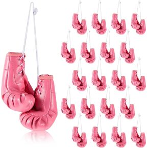 20 زوجًا من قفازات الملاكمة الوردية الصغيرة من Nosiny، ملحقات الملاكمة للتوعية بسرطان الثدي، قفازات قتال الملاكمة الصغيرة لمرآة السيارة، تعليق اللكم، ألعاب الملاكمة المزخرفة، هدايا حفلات الملاكمة in Kuwait