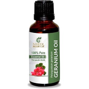 Geranium Oil 15 ML (0.51 Fl.OZ) | 100% Pure Natural Undiluted Uncut Therapeutic Grade Pelargonium Geranium Essential Oil