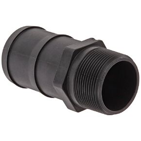 Banjo HB150-200 Polypropylene Hose Fitting, Adapter, 1-1/2" NPT Male x 2" Barbed