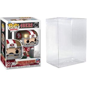 Christian McCaffrey (San Francisco 49ers) Funko Pop! NFL Series 12 Vinyl Figure with Ecotek Protective Case