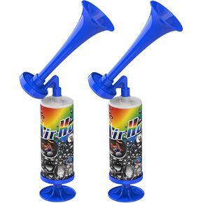Air Horn, Mini Handheld Air Horn Super Loud Noisemakers Bear Horn Self Defense Reusable Air Pump Horns Marine Signal Safety Alarm Horn for Boating, Sports Events, Graduation, Outdoor Alarm