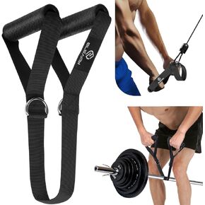 Landmine Attachment for Barbell Bar，Portable Landmine Handle Straps, T Bar Row Attachment, Fits Barbell and Cable Machine, Portable Strength Training and Home Gym Equipment