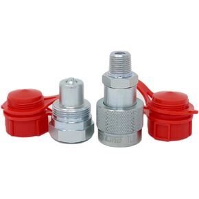 TL81 3/8" NPT 10,000 PSI High Pressure Hydraulic Couplers Coupling Set 3/8" body Replaces Enerpac