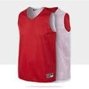 Nike Men Basketball Reversible Mesh Tank Red & White Size XXL/2XL