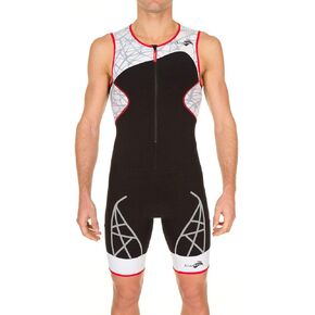 Spider LD1 Trisuit - Tri Suits - Trisuits Triathlon - Black Red White