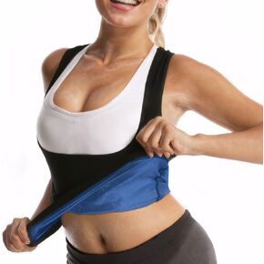 Sweat Sauna Vest for Women-Sauna Suit for Women,Sauna Shirt for Women Workout-Slimming Faja-Hot Sweat Sauna Shirt