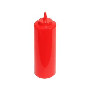 FSE PLTHSB024R Squeeze Bottle, 24 oz., plastic, red, Pack of 12