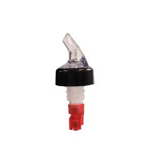 FSE PLPR100C Liquor Pourer, 1 oz., with black collar, fits standard 750ml bottle, Pack of 12