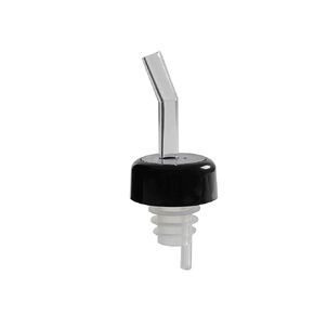 FSE PLPR700CL Liquor Pourer, free flow, with black collar, fits standard 750ml liquor bottle, Pack of 12