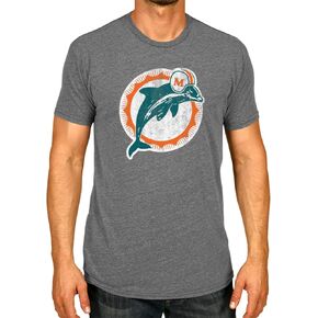 Team Fan Apparel NFL Modern Throwback T-Shirt - Cotton & Polyester Short Sleeve Adult Sports Tee