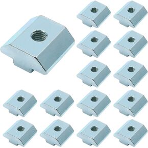 20pcs 4040 Series M6 T Nuts, Tee Sliding Slot Nuts Hammer Head Fastener Nut