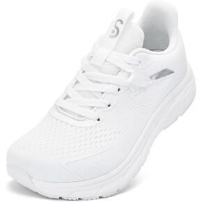 Slow Man Wide Toe Box Mens Walking Sneakers Slip on Wide Width Running Shoes Gym Workout Tennis Shoes for Wide Feet