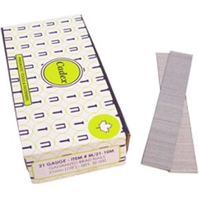 Cadex M/21-10M 21-Gauge Brad Galvanized Brad Nails with 10000 Fasteners Per Box, 21mm