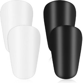 GANAZONO 2Pairs Mini Soccer Shin Guards Small Football Shin Pads Protective Equipment for Women Men Wear