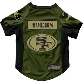 Littlearth NFL Valor Pet Stretch Jersey San Francisco 49ers