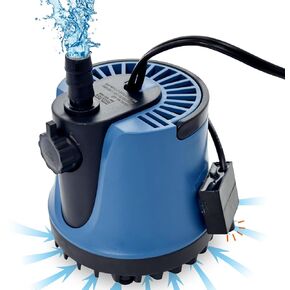 1/30HP 400 GPH Automatic Small Sump Pump 6 ft Max Head 110V Submersible Water Pump for Swimming Pool Cover Garden Pond Basement, Quiet HVAC Condensate Pump for Dehumidifier, AC, Auto Shut Off