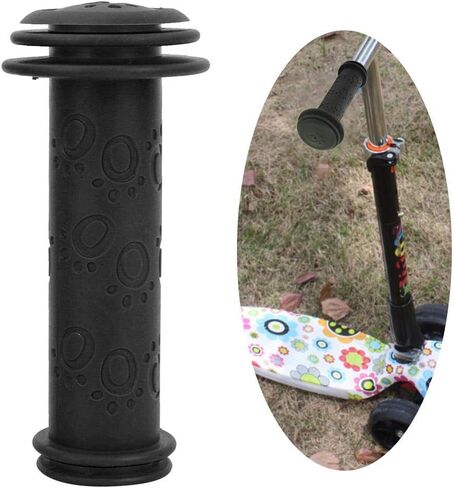 1 Pair Children Handlebar Grips High Strength Kids Bike Tricycle Sco0oter Non Skid Hand Grips(Black) in Saudi Arabia