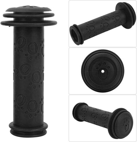 1 Pair Children Handlebar Grips High Strength Kids Bike Tricycle Sco0oter Non Skid Hand Grips(Black) in Saudi Arabia