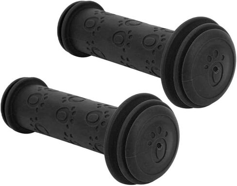 1 Pair Children Handlebar Grips High Strength Kids Bike Tricycle Sco0oter Non Skid Hand Grips(Black) in Saudi Arabia