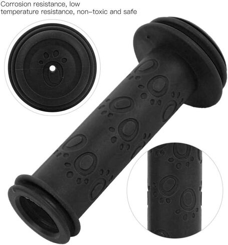1 Pair Children Handlebar Grips High Strength Kids Bike Tricycle Sco0oter Non Skid Hand Grips(Black) in Saudi Arabia
