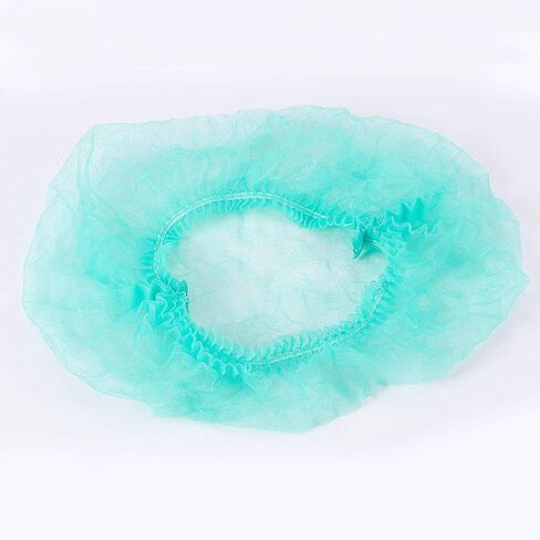 ZOENHOU 300 قطعة من شبكات القبعة الخضراء مقاس 53.34 سم، شبكات شعر مرنة خفيفة الوزن، قبعة للاستعمال مرة واحدة لخدمة الطعام، ومستحضرات التجميل، والجمال، والمطبخ، والصناعات المنزلية، والمستشفى in Kuwait