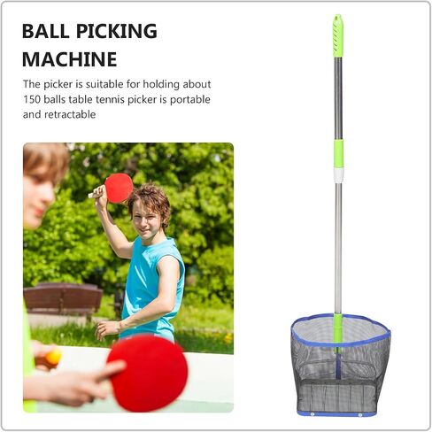 BESPORTBLE Table Tennis Ball Picker Sports Ball Collector Pong Balls Retriever Propane Gas Regulator Tennis Catcher Pong Balls Picker Golf Tools Ball Picking Tool Equipment Retractable Abs in Saudi Arabia