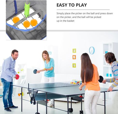 BESPORTBLE Table Tennis Ball Picker Sports Ball Collector Pong Balls Retriever Propane Gas Regulator Tennis Catcher Pong Balls Picker Golf Tools Ball Picking Tool Equipment Retractable Abs in Saudi Arabia