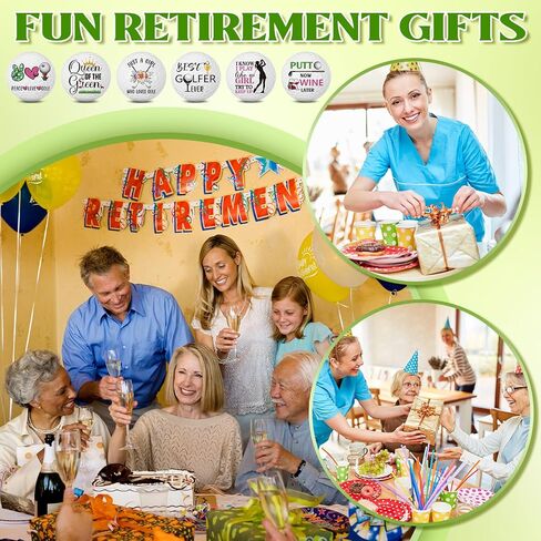 12 Pcs Golf Retirement Gifts for Men Women Funny Golf Balls Retirement Golf Balls Set for Dad Mom Son Boss Coworker Employee Husband Grandpa Golfers Lovers Birthday in Saudi Arabia