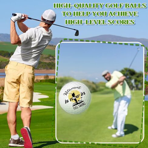 12 Pcs Golf Retirement Gifts for Men Women Funny Golf Balls Retirement Golf Balls Set for Dad Mom Son Boss Coworker Employee Husband Grandpa Golfers Lovers Birthday in Saudi Arabia