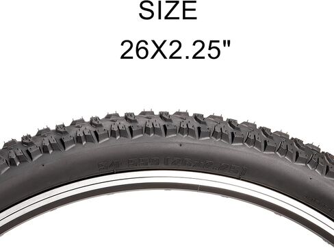 Replacement Bike Tire -26’’x1.95’’,26’’x2.25’’, 27.5’’x2.1’’, 27.5’’x2.2’’, and 29’’x2.2’’ Durable Folding Mountain Bike Tire - 60 TPI Bicycle Tires with Inner Tubes and Tire Levers in Saudi Arabia