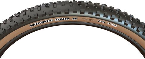 Maxxis Minion DHR II Mountain Bike Tire - Tan Sidewall - 27.5" & 29" - Bundle with Cycle Crew Tire Lever in Saudi Arabia