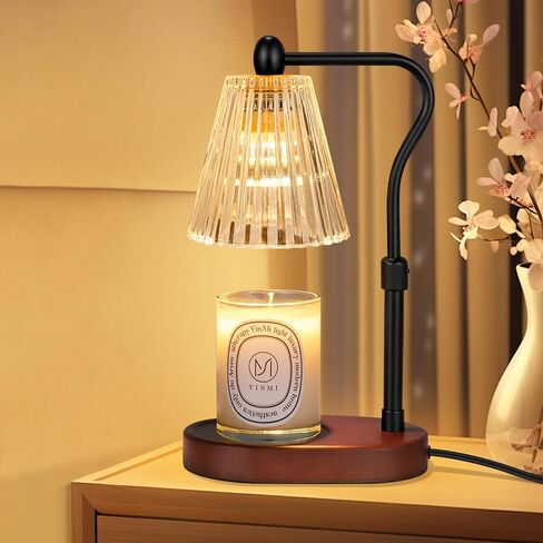 مصباح تدفئة الشموع مع وضع RGB، 8 ألوان LED متغيرة، سخان شموع كهربائي مع مؤقت خافت ارتفاع قابل للتعديل، هدايا عيد الأم، ديكور منزلي عتيق لشموع الجرة المعطرة in Saudi Arabia