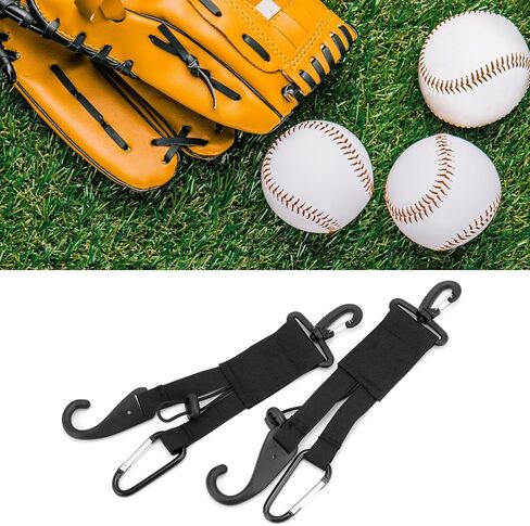 QWORK Baseball Softball Gear Hanger - Dugout Organizer, 3-in-1 Multi-Purpose Hanger Helmet Hook for Baseball Bat, Helmet, Gloves Bottle Training Hiking Camping & Accessories, Pack of 5 in Saudi Arabia