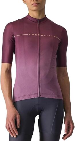 Castelli Salita Jersey - Women's, Deep Bordeaux/Deep Purple-Soft Orange, S in Saudi Arabia