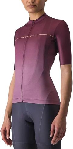 Castelli Salita Jersey - Women's, Deep Bordeaux/Deep Purple-Soft Orange, S in Saudi Arabia