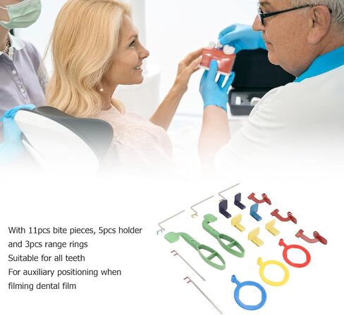 Estink Dental Intra Oral X Ray Film Positioning System Kit, X Ray Film Positioning System Complete Kit, Positioner Holder Positioning System Kit for Dentist Film in Kuwait