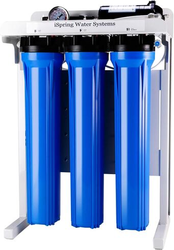 iSpring T32M Pressurized Water Storage Tank with Ball Valve for Reverse Osmosis RO Systems, 4 Gallon, 1/4" Tank Valve Included in Saudi Arabia