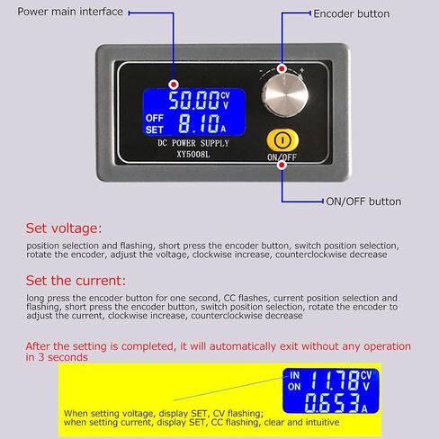 DC Power Supply Variable DC6.0‑55V 8A 400W Adjustable Switching Regulated Power Supply with LED Display CNC Voltage Current Regulator Adjustable Power Supply in Saudi Arabia