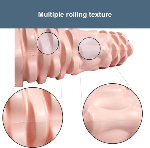 Vibrating Foam Roller Massager –Electric Foam Roller with 4 Vibration Modes– Rechargeable Battery – Durable Foam & Solid Core – Recovery,Fitness, Sports – Travel Foam Roller (Black) in Saudi Arabia