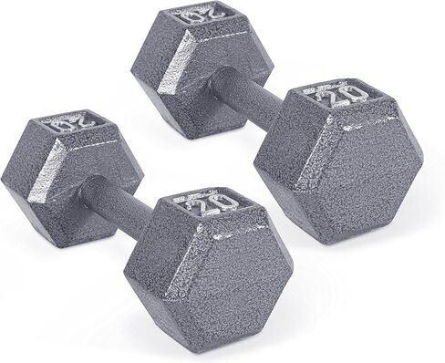 CAP Barbell Cast Iron Hex Dumbbell, Pair, 20 lb in Kuwait