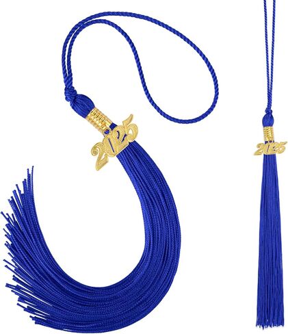 Purple 2025 Tassel Graduation Tassels 2 PCS Purple and Gold Tassel Graduation Purple Graduation Tassel for Graduation Cap 2025 Tassel Charms for Graduation Cap 2025 Graduation Tassel Charm Preschool in Saudi Arabia